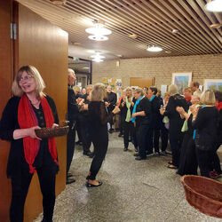 Gospelkonzert Begeisterung beim Auszug